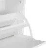 A close-up view of the internal mechanism of a white shoe cabinet. Produktbild-Vorschau