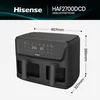 Hisense HAF2700DCD Heißluftfritteuse, 11 Liter, 2700 W, Produktbild-Vorschau 6