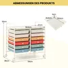 Vozík se zásuvkami, kuchyňský vozík s kolečky, velká Náhled obrázku produktu 8