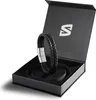 SERASAR - Bracelet en cuir pour homme [Double] en acier Voir les images du produit 10