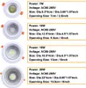 4 Stück 15W LED COB Deckenlicht Panel Einbaustrahler Produktbild-Vorschau 5