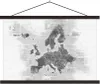 MuchoWow® Textilposter Eurocard auf Zeitungspapier - Produktbild-Vorschau 1