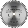 Wolfcraft Kreissägeblatt 190 x 20/16 mm 56 Zähne Hartmetall Produktbild-Vorschau 1