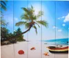 vidaXL Raumteiler klappbar 200 x 170 cm Strand Produktbild-Vorschau 1