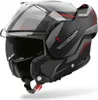 Casco modular Airoh Mathisse II Magnet, color /gris/rojo, Vista previa de la imagen del producto 3