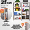MONZANA® Schwerlastregal 180x90x40cm 875kg 5 MDF-Platten Produktbild-Vorschau 4