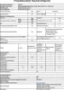 Product data sheet for household refrigerators. Produktbild-Vorschau