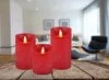 Anna's Collection Led-Stummelkerze - rot - H12,5 x D7,5 cm Produktbild-Vorschau 3