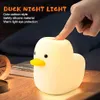 Nachtlicht,Kindernachtlicht,Silikon Led Enten  Kinder Produktbild-Vorschau 2