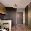 Deckenleuchte Metall Rauchglas 60 cm breit in Gold Produktbild-Vorschau 3