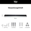 TOJ Bilderleiste 90 cm Metall – Wandregal für Bilderrahmen, Produktbild-Vorschau 4