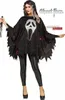 Original Ghost Face Glitzer Poncho für Erwachsene Produktbild-Vorschau 1