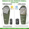 Sekey Schlafsack Camping Outdoor Mumienschlafsack 220x80x50 Produktbild-Vorschau 6