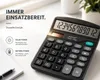 Taschenrechner Solar Tischrechner Big Display Produktbild-Vorschau 3