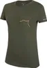 Damen T-Shirt "Session" von Wild Country in Olivgrün mit Brusttasche und farbiger Stickerei. Produktbild-Vorschau