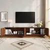 TV komoda Merax s LED osvetlením a bočným pruhom, TV Náhľad obrázku produktu 7