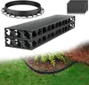 UISEBRT Flexible Rasenkante 12 Stück + 50 Nägel Kunststoff Produktbild-Vorschau 1