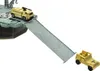 Toy aircraft carrier with two toy military vehicles and a ramp. Náhľad obrázku produktu
