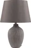 BELIANI Stolní lampa hnědá keramická 52 cm látkové stínidlo Náhled obrázku produktu 1
