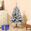 SVITA Weihnachtsbaum künstlich Schnee Tannenzapfen Beeren Produktbild-Vorschau 2