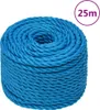 vidaXL Arbeitsseil Blau 10 mm 25 m Polypropylen Produktbild-Vorschau 6