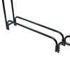 Close-up of a black metal firewood rack on a white background. Náhľad obrázku produktu
