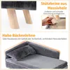 COSTWAY Katzensofa Luxus, Katzenbett erhöht, Katzencouch Produktbild-Vorschau 6