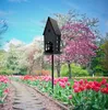 Metall Garten Stecker HAUS in grau - ca. 75 cm - Deko Produktbild-Vorschau 4