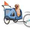 Sepnine 10202NS Remorque Vélo Chien 2-in-1 Bleu 110 lb Voir les images du produit 3