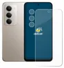 A smartphone and a screen protector are shown against a white background. Produktbild-Vorschau