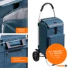 Meister boodschappenwagen, blauw, 54 + 5 liter – Opvouwbare Productafbeelding-voorbeeld 8