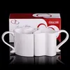 Mugs in Love Set bianco Marito Moglie Matrimonio Anteprima dell’immagine prodotto 4