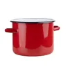 Emaille Topf 4L rot Kochtopf Universaltopf Suppentopf Produktbild-Vorschau 4