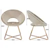 Duhome Chaise de salle à manger de maquillage chaise de Voir les images du produit 3