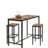 Bartisch-Set mit Stühlen, Stehtisch und Barhocker, Produktbild-Vorschau 1