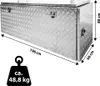 Aluminium Truckbox Werkzeugbox Werkzeugkiste Anhängerbox Produktbild-Vorschau 3