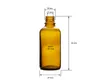 5 x 50 ml braune Glasflaschen mit Glaspipette Produktbild-Vorschau 3