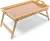 relaxdays Betttablett Bambus lackiert klappbar Produktbild-Vorschau 2