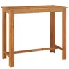 The Living Store 5-tlg. Gartenbar-Set Schwarz Massivholz Produktbild-Vorschau 6