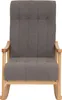 Houpací křeslo HWC-K10, polohovatelné, dřevo  látka/textil Náhled obrázku produktu 5