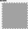 A single grey interlocking floor mat with a textured surface. Produktbild-Vorschau
