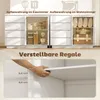 HOMCOM Buffetschrank, Sideboard mit 4 Schubladen, 2 Produktbild-Vorschau 6