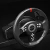 A gaming steering wheel is shown against a dark background. Produktbild-Vorschau