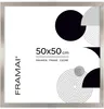 FRAMAI® Bilderrahmen 50x50 cm Silber MDF Umweltfreundlichem Produktbild-Vorschau 1