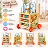 Rijoka Loopwagen Kubus Hout - Baby walker voor 1 jaar - Productafbeelding-voorbeeld 2