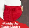 Bistroschürze / Kochschürze, 65% Polyester, 35% Baumwolle, Produktbild-Vorschau 4