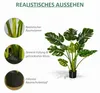 Plante artificielle 830-431, monstera, pot en plastique, Voir les images du produit 3