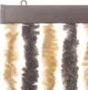 vidaXL Záclona Fly tmavo hnedá a béžová 100x220 cm šenil Náhľad obrázku produktu 4