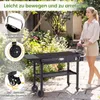 CHARIOT DE BARBECUE COSTWAY, table de barbecue pliante, Voir les images du produit 9