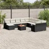 The Living Store 12-tlg. Garten-Sofagarnitur mit Kissen Produktbild-Vorschau 2